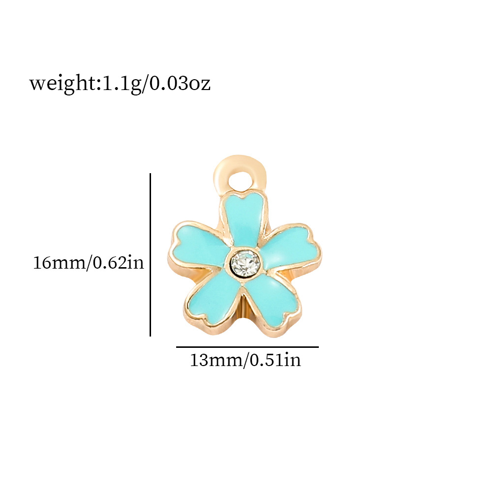 파란색과 녹색 꽃 [PJ1303]