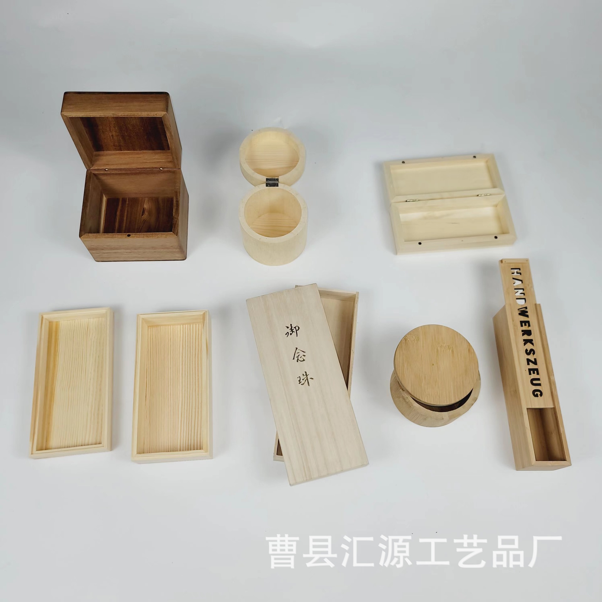 定制包装木盒定做小号桐木盒抽拉竹盒翻盖收纳木盒天地盖外贸圆盒-阿里巴巴