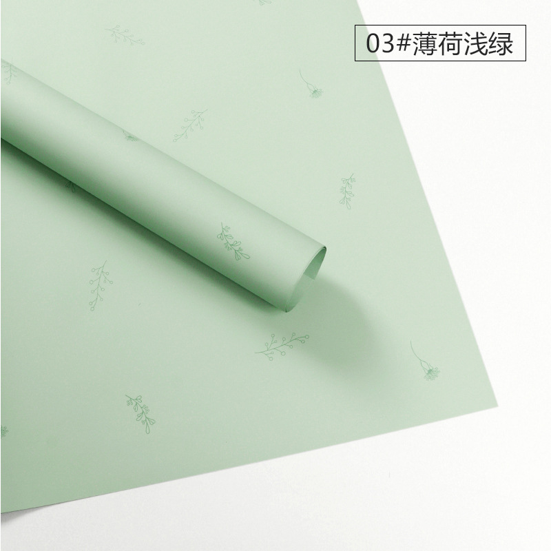 Papel de Regalo para Flores, Impermeable, para Ramos, Papel Mate para Floristería, Venta Caliente Transfronteriza