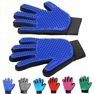 in stock pet gloves dog cat bath rolled cat supplies cleaning comb to float hair five finger massage rolled hair gloves
