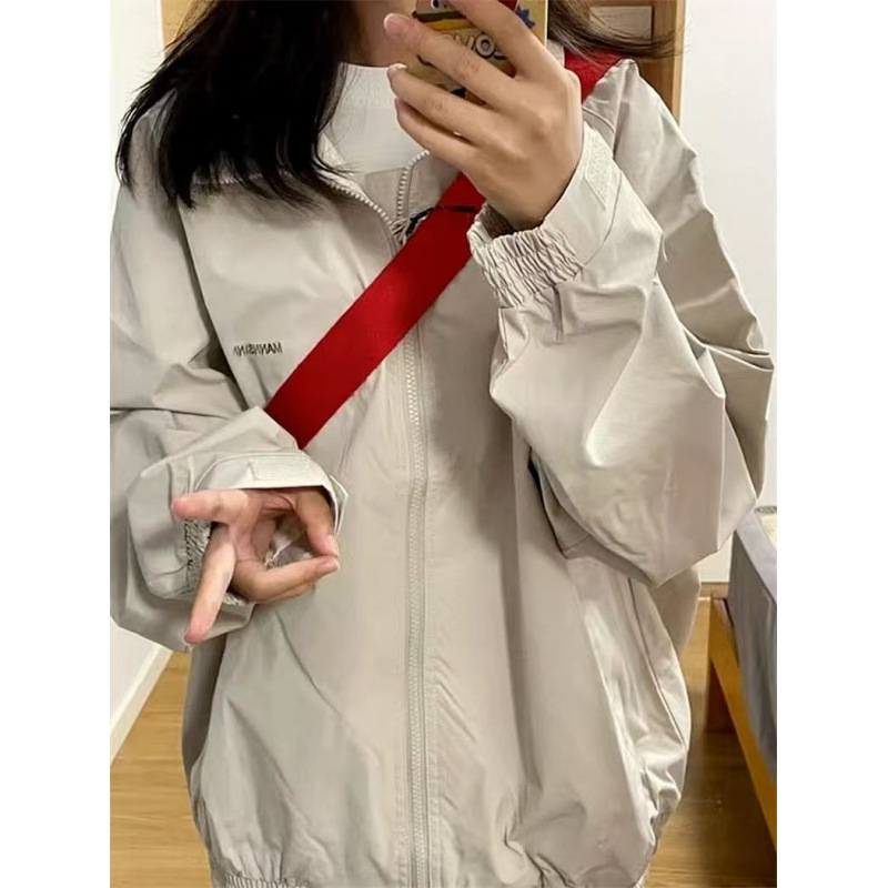 2025开春新款美式工装夹克冲锋衣女春秋季小个子薄款棒球服外套女|undefined
