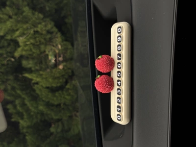 Nömrəli dayanma kartı — Temporary Parking Number Plate for - 2-lychees-white-large-number-license-plate-free-traceless-glue