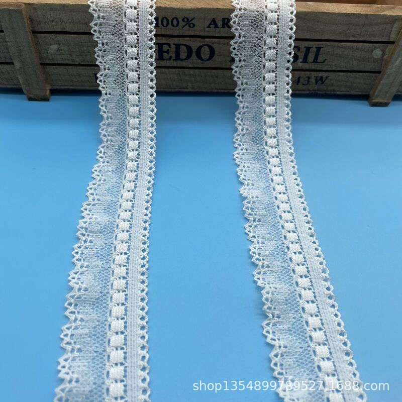 Stretch Russell Lace Pleated Lace Factory Spot Elastic Brocade Lace Pajamas Intimates Yoga Clothing Accessories