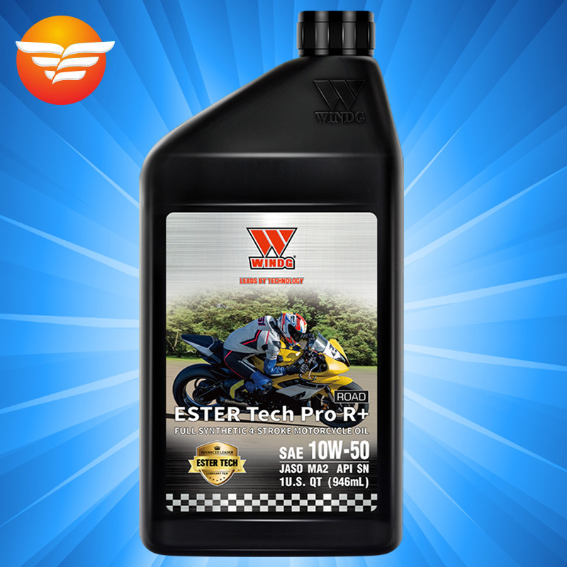 唯格 WINDG R+ 4T 10W50 SN MA2级 进口酯类全合成公路摩托车机油