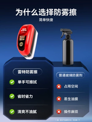 Automotive glass defogging agent – long-lasting anti-fog spray for winter