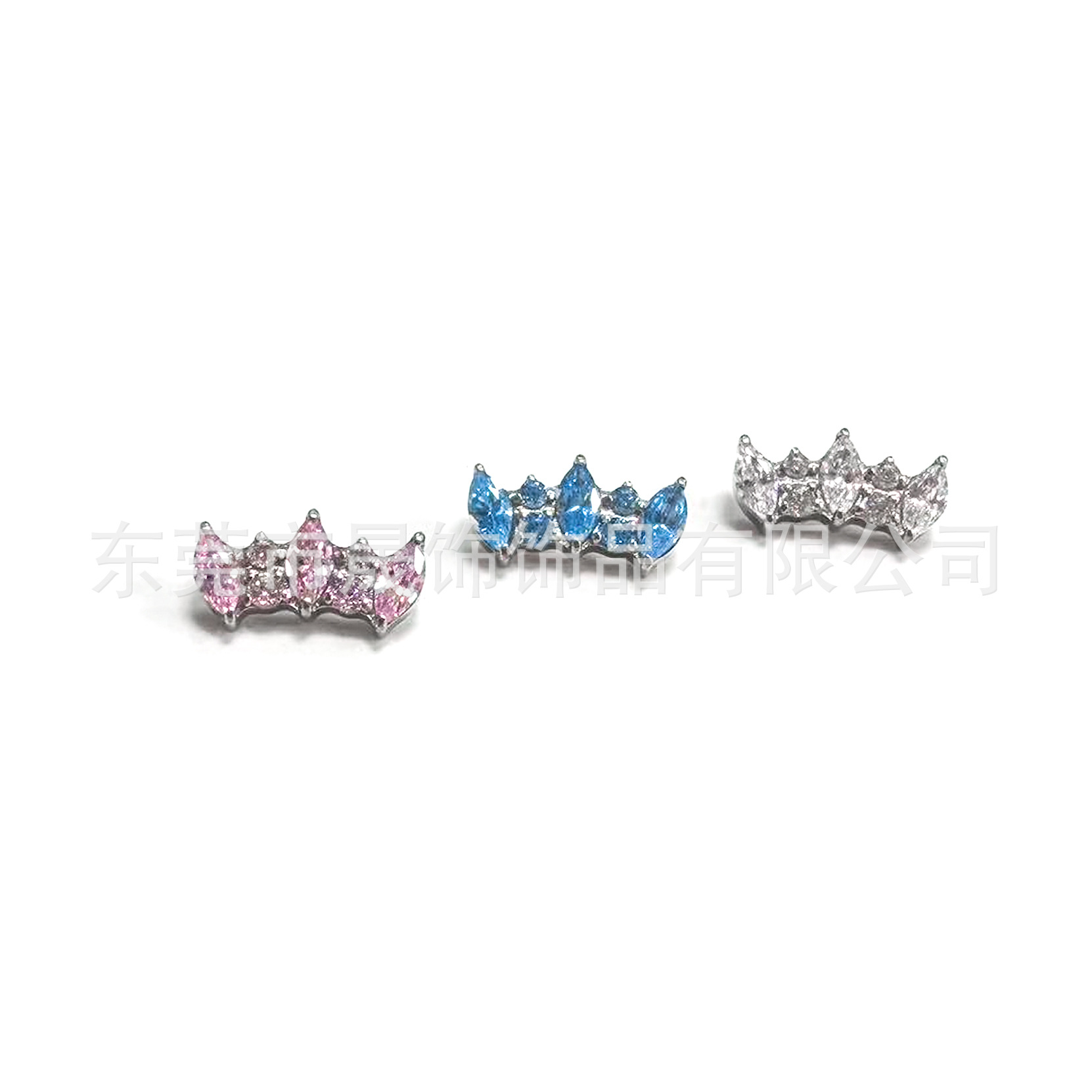 F136 Titanium Alloy Crown 马眼 Ear Stud Studded 5A Cubic Zirconia Helix Cartilage Stud G23 Titanium Internal Thread Labret Stud Piercing Jewelry