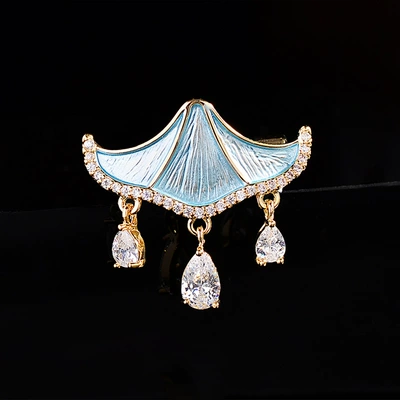 and Super Shiny Enamel Design for Women, Yaxa sancaqları - sky-blue-xr13508