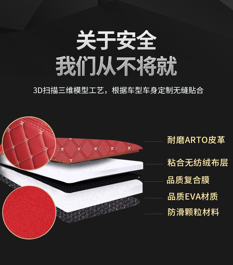 Suitable for Wuling Rongguang Small Truck Foot Pads, Light Double-Row Small Truck Single-Row Truck Rongguang New Card Bag Leather Foot Pads