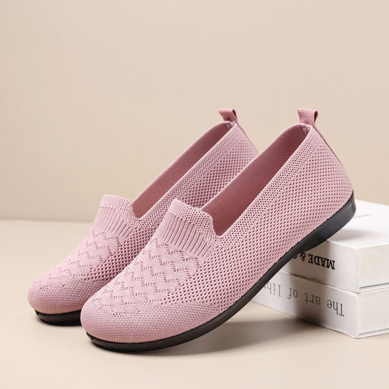 Women's shoes spring new casual breathable flat shoes soft bottom mother shoes foreign trade women's shoes wholesale Beijing cloth shoes