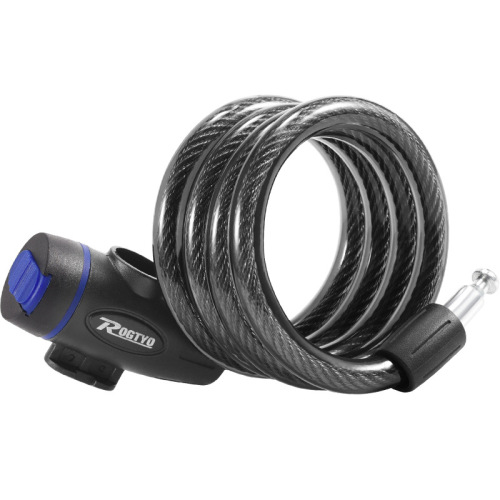 Bicycle ring lock mountain bike electric bike portable steel cable lock alloy wire lock frame bicycle riding equipment wholesale