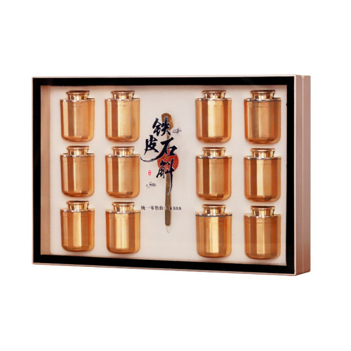 Dendrobium officinale gift box, high-end tonic, souvenir, large grain dendrobium flower health-preserving, and Fengdou, for elders