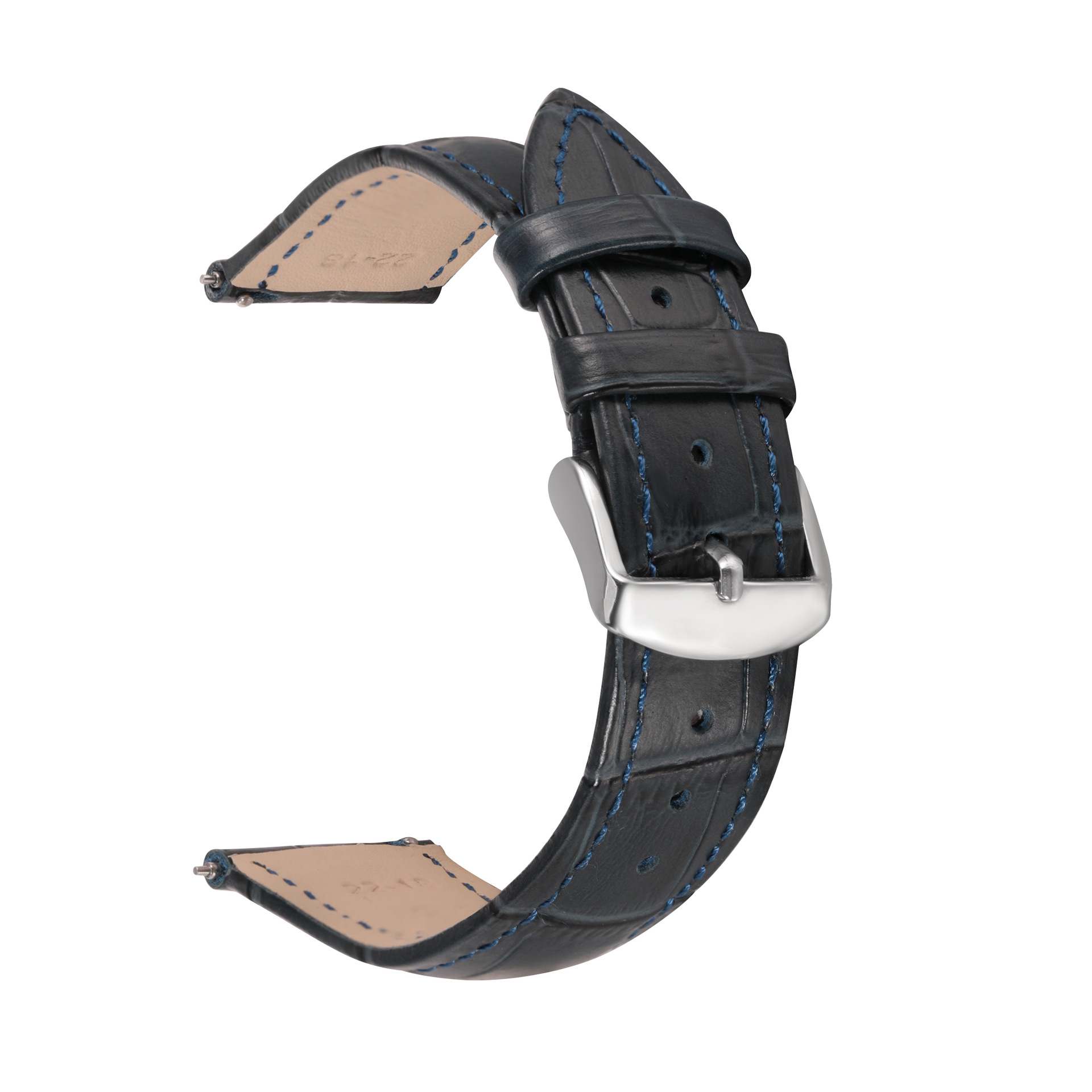 Correa de liberación rápida cinturón de cuero para hombres y mujeres para Huawei GT2 patrón de bambú piel de vaca Rongyao Huami reloj inteligente