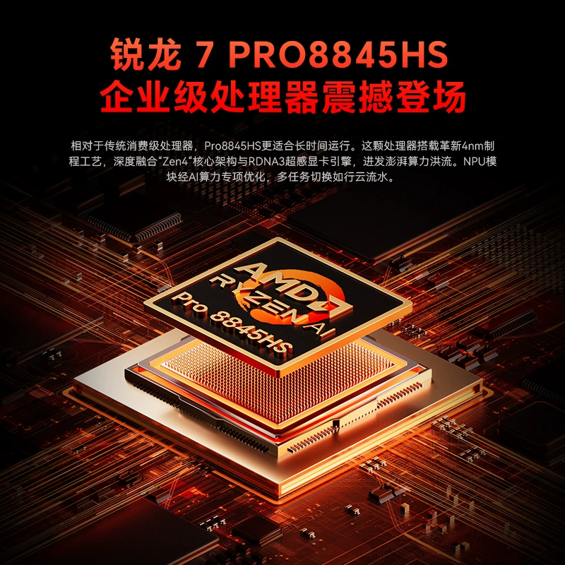 Мини-сервер Tianbei AOOSTAR WTR MAX, на AMD 8845HS, домашний NAS-хост для облачного хранилища, на 11 дисков