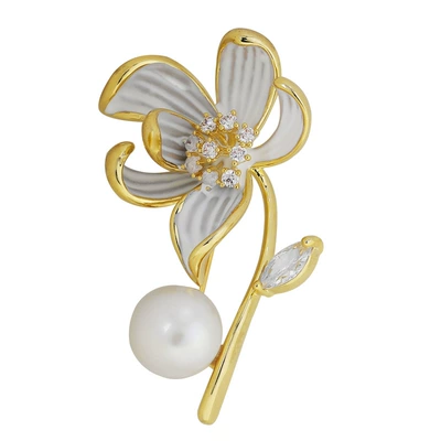 High-end Women's Pearl Corsage Light: Yaxa sancaqları