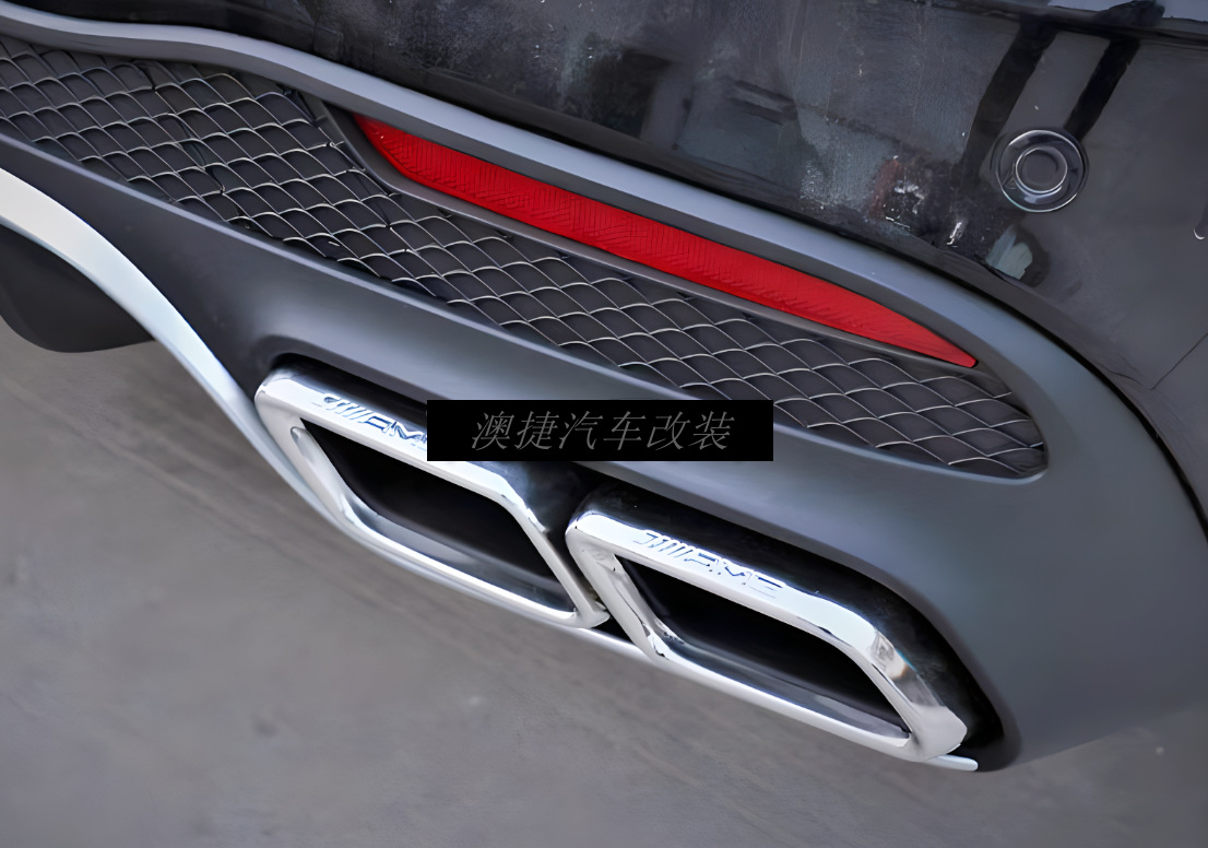 Suitable for Mercedes-Benz GLE320 GLE 400 450 W166 modified GLE63AMG to surround the front and rear bars, tail throat and rear lip