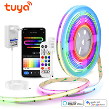 Ϳѻ����WiFi COB LED RGBIC�òʵƴ�2811�ɵ��ⷿ��װ�εƴ�����
