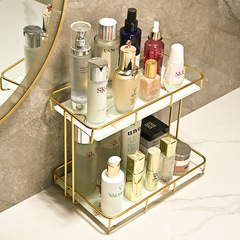 輕奢衛生間洗手洗漱台面置物架浴室廁所桌面梳化妝品多功能收納架