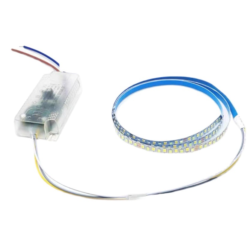 Lámpara led con luz de techo lámpara de forma especial reemplazo de la lámpara fuente de luz 220v unidad de tres colores de luz cambiante barra de luz suave 2835