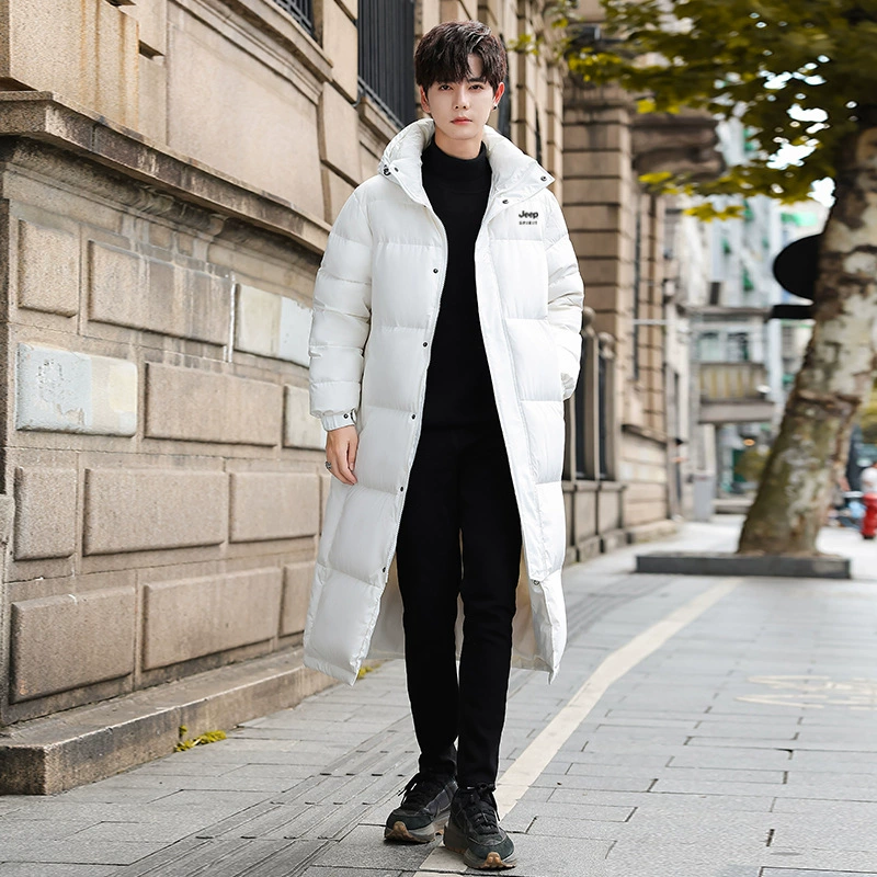 JEEP SPIRIT новый мужской теплый пуховик длинный тренд мужское пальто прилив 71606