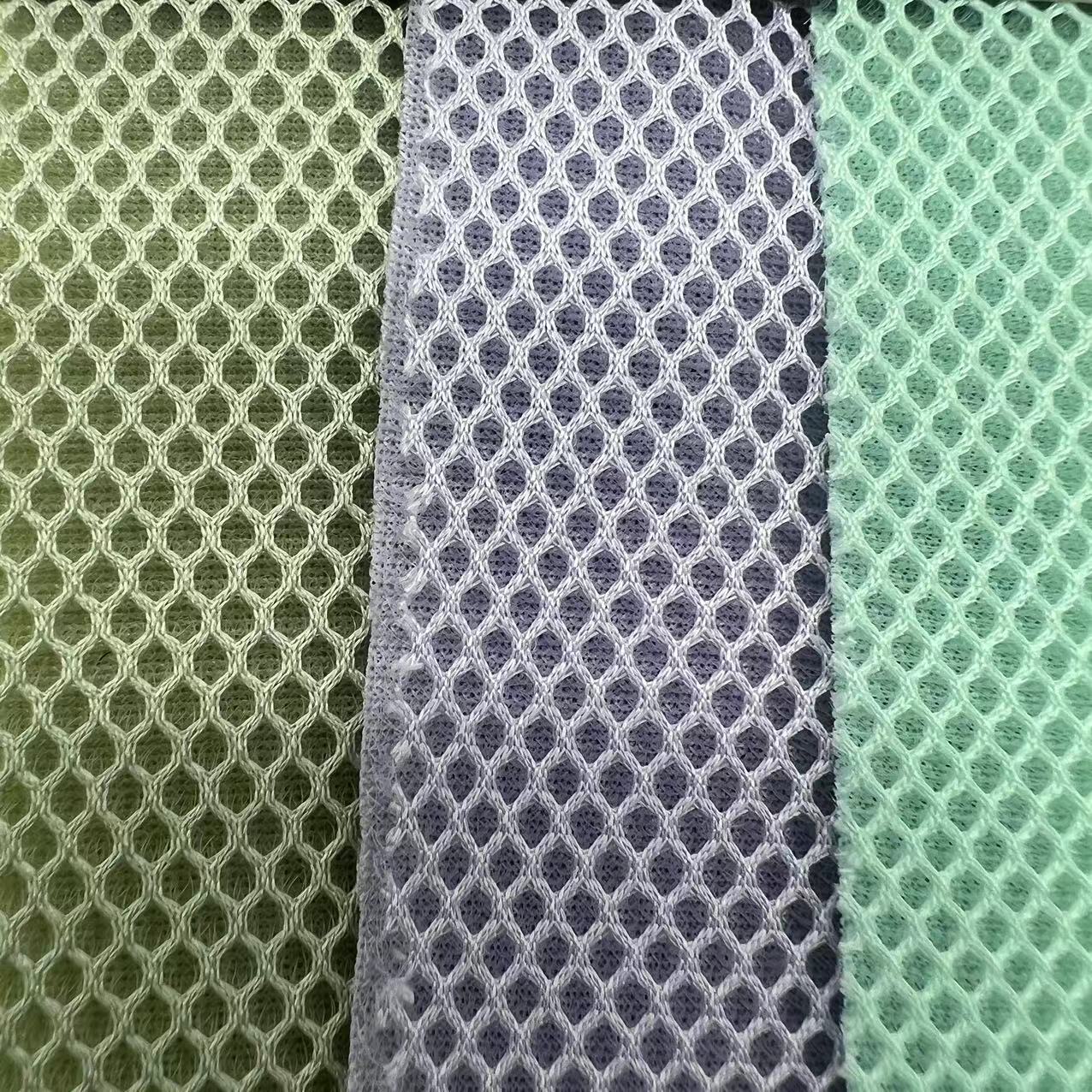 三明治网布 足球纹夹层加厚透气三层网布 箱包鞋服玩具面料 现货