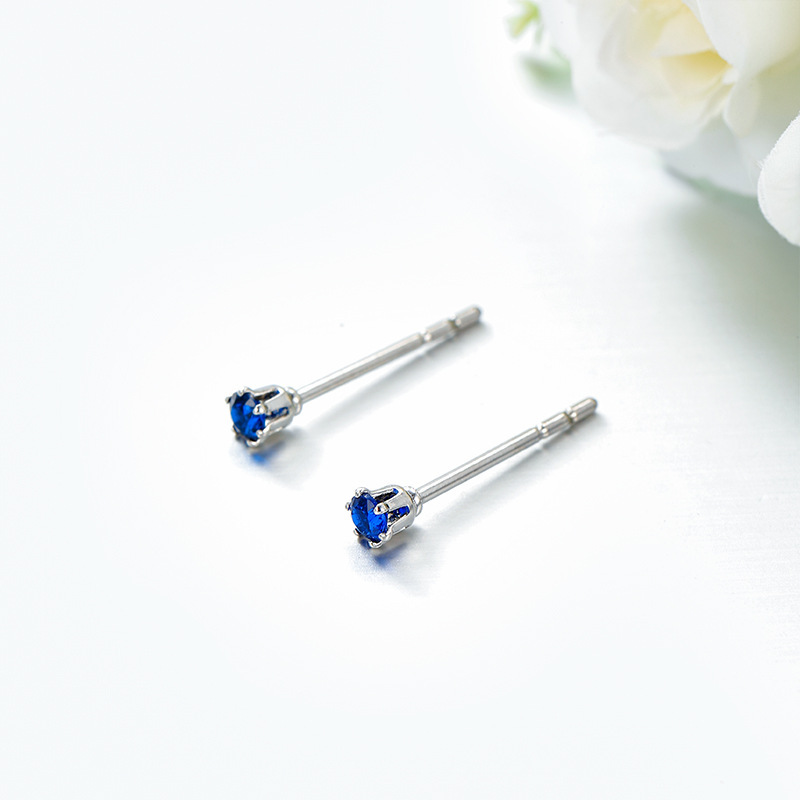 Plated white-royal blue