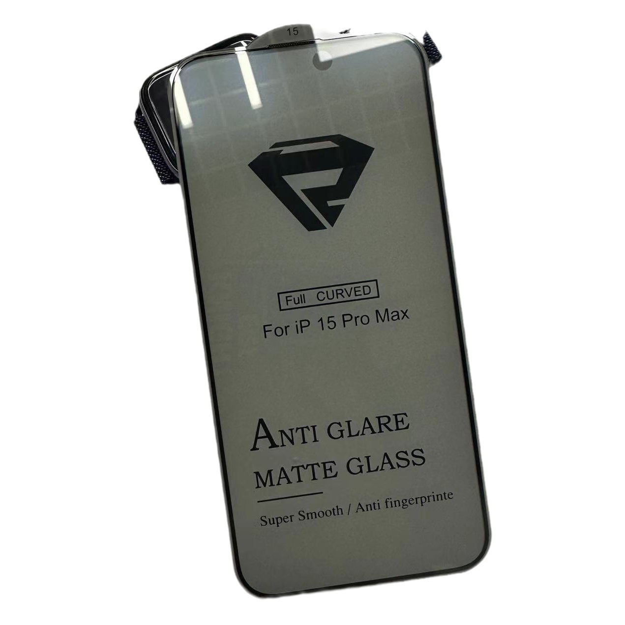 Aplicable iPhone16Promax serigrafía HD 15plus película templada 14 tres presiones laterales fuertes 45g galvanoplastia engrasante