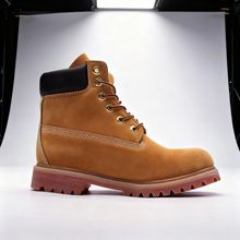 莆田外贸天伯伦大黄靴户外男士鞋踢不烂皮靴马丁靴动雪地工装