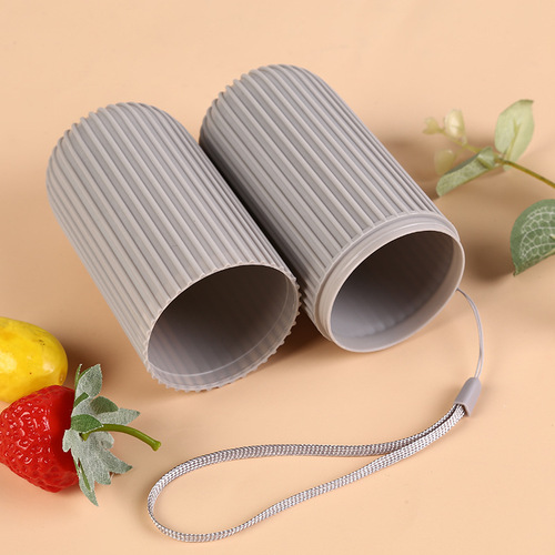 Simple and fresh travel toothbrush set, portable toothbrush and toothpaste storage box, multi-functional tooth cup and toothbrush storage box