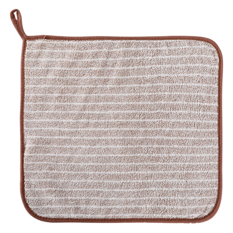 Kitchen Rag oil-free lint-free tablecloth dishwashing rag thickened absorbent towel household decontamination scouring pad
