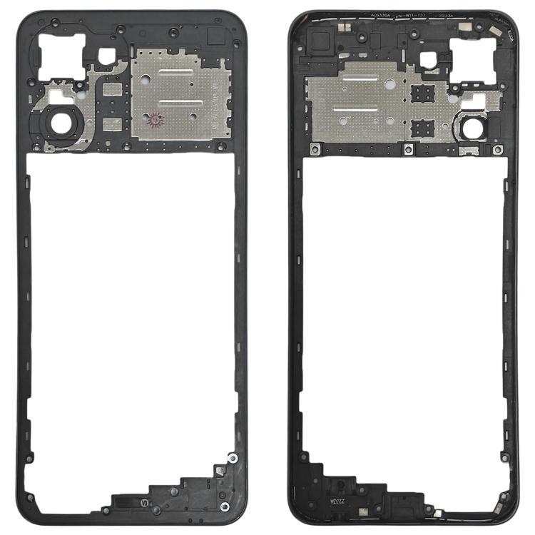 El marco central de la pantalla LCD original es adecuado para Realme 10 4G (color: negro)