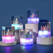 油滴液体流沙创意礼品桌面装饰笔筒摆件塑料工艺品学生笔插批发厂