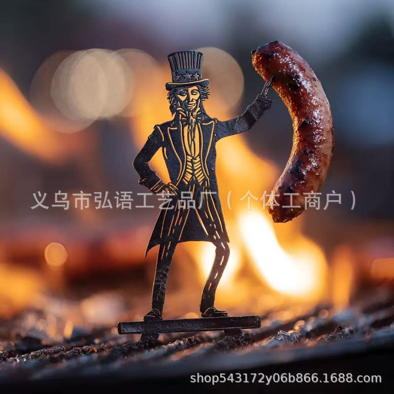 独立駅新商品創意Funny Monster Grillアウトドアバーベキュー面白いモンスターバーベキュースタンド|undefined