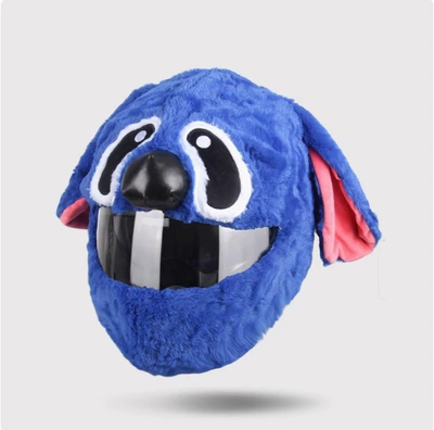 Motosiklet dəbilqələri Cartoon Scratch-resistant Plush Headgear Full - stitch