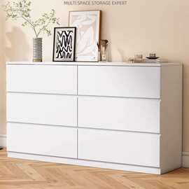 斗柜卧室收纳柜客厅靠墙储物柜五斗柜床尾柜置物柜五斗橱抽屉柜子