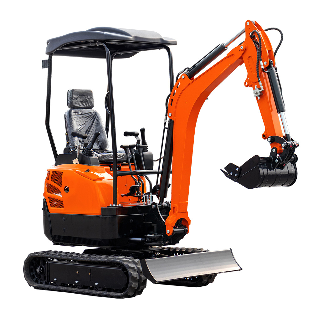 Mini excavator1 ton 1.5 ton 1.8 ton exportación de fábrica huerta jardín hogar micro excavación