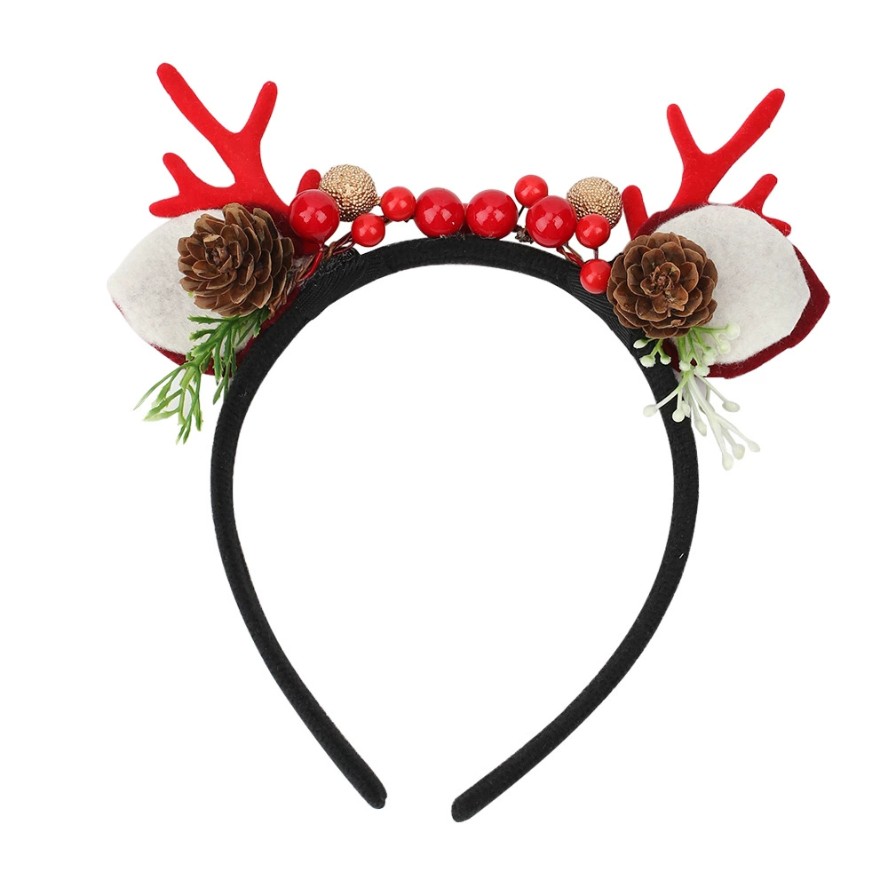 Children's hairgrip with bow, Christmas headband, cute hair accessory, European style, dress up