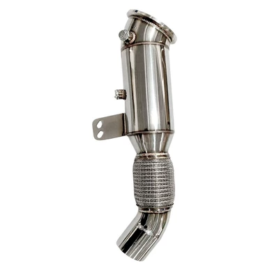Stainless steel downpipe exhaust pipe suitable for B * W B58 M240i 340i 440i 540i (Exhaust manifold) - with-net