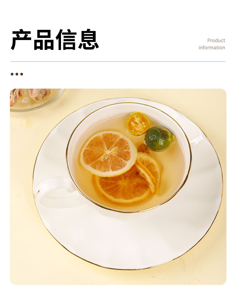 Hua Mei Green Tangerine Lemon Tea 30 Tea Bags Sweet Sour Fruit Tea for Hot or Cold Brew quality and texture