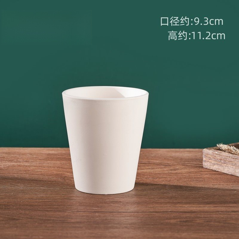 景徳鎮無地カップ陶器 diy 手作り釉下色白胚塗装マグカップ手描き高白粘土無地カップ|undefined