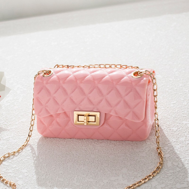 Bolsa de comercio exterior Lingerie Jelly 2024 bolso de hombro cadena bolso femenino de moda versátil bolso móvil de comercio exterior image 12