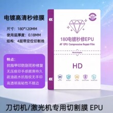 电镀高清曲屏水凝膜超爽滑防刮秒修复抗指甲印加厚加粘手机切割膜
