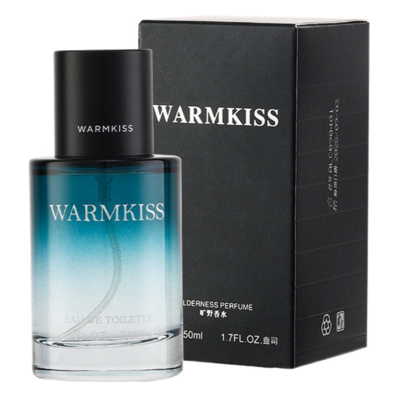 WARMKISS Wild Men's Perfume Lasting Wooden Niche Fresh and Light Fragrance Cross-border Foreign Trade Wholesale Shake Voice