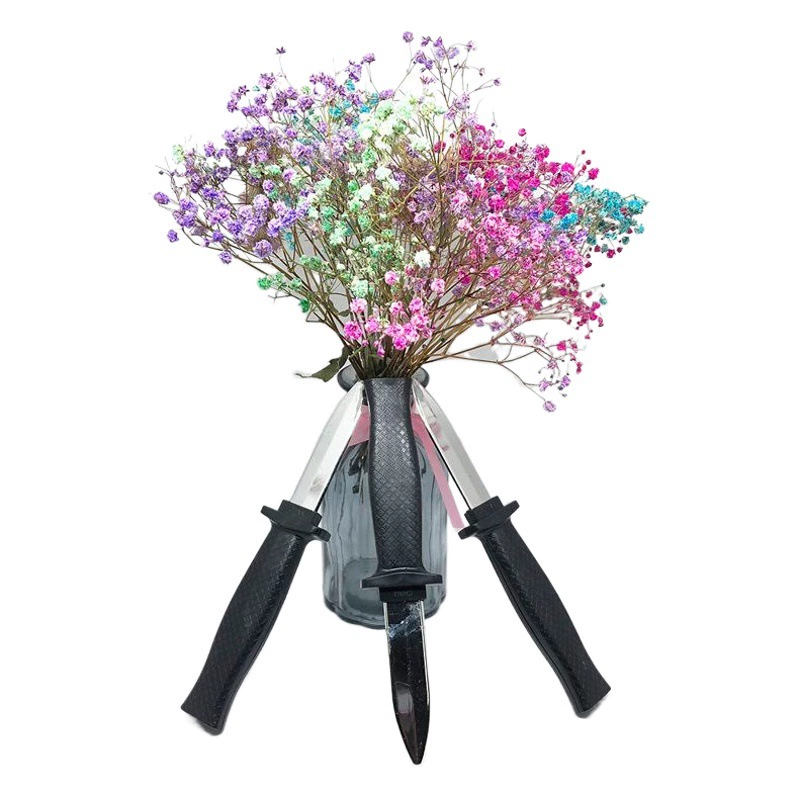 Встряхните звук того же моделирования телескопического кинжала Пружинный Нож трюк Забавный страшный Телескопический нож Иу игрушка фабрика оптом