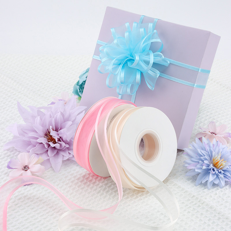 Hilado de nieve de ala ancha brillante, hilo de luz suave, material de embalaje de flores, ramo de bricolaje, cinta de flores, cinta de regalo, floristería