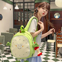 新款创意卡通西瓜大容量双肩包潮流时尚可爱小初高大学生上课旅行