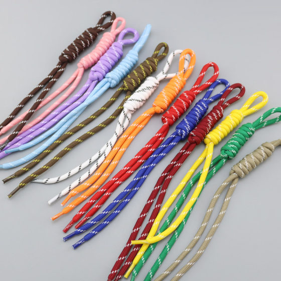 Handmade braided rope colorful bag hanging mobile phone chain lanyard fashion diy polyester key rope pendant jewelry pendant