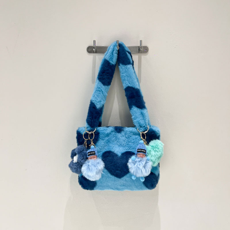 Blue shoulder bag