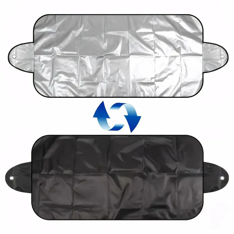 Car sunshade for the front windshield, sun protection, heat insulation, sunshade panel, blackout curtain, interior snow cover, universal snow cover