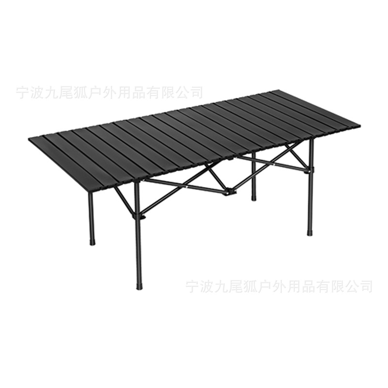 厂家直供户外折叠蛋卷桌耐用新款便携式露营野餐用品支持定制