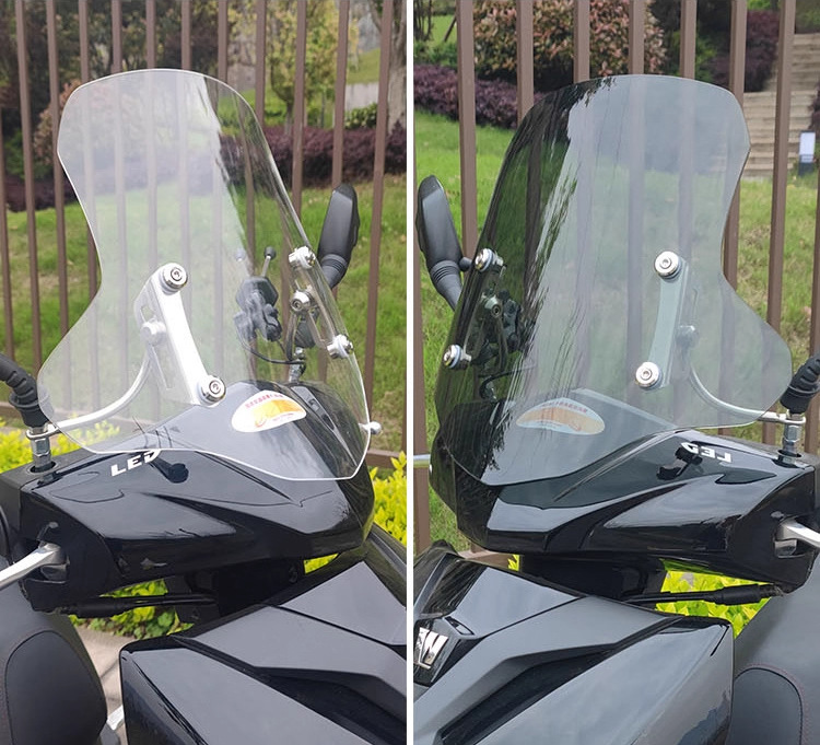 Suitable for Haojue Afr125 Windscreen, Scooter Front Windshield, Suzuki Uy125 Windshield Modification